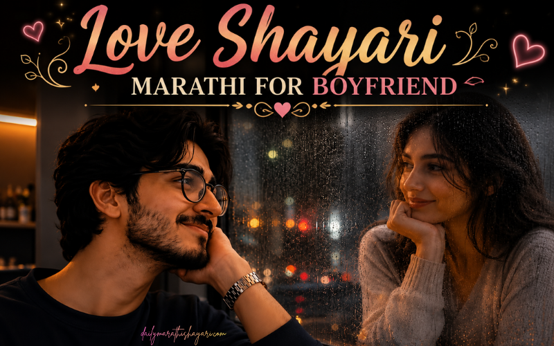 50+ Best Love Shayari Marathi for Boyfriend | Daily Marathi Shayari