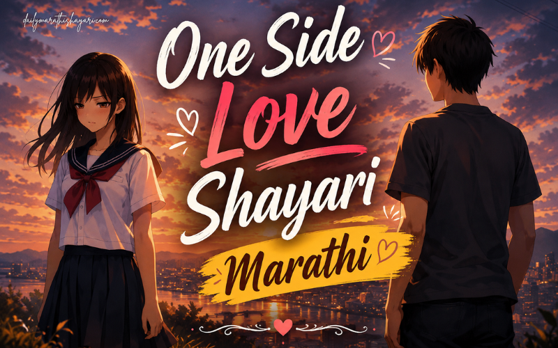 30+ Best One Side Love Shayari Marathi | एकतर्फी प्रेम शायरी – Daily Marathi Shayari