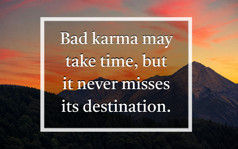Bad Karma Quotes In Marathi