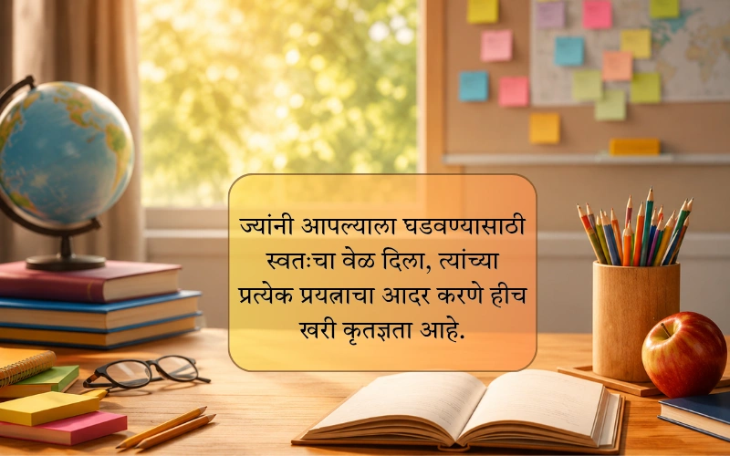 Respect Teacher Quotes In Marathi