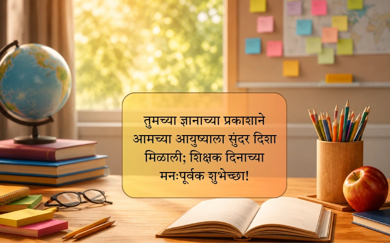 शिक्षक दिन शुभेच्छा संदेश मराठी