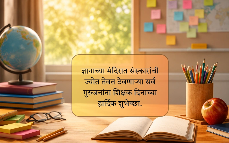 शिक्षक दिनाच्या हार्दिक शुभेच्छा