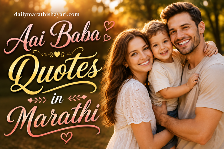 30+ Best Aai Baba Quotes in Marathi | हृदयस्पर्शी आई बाबा कोट्स मराठीमध्ये – Daily Marathi Shayari