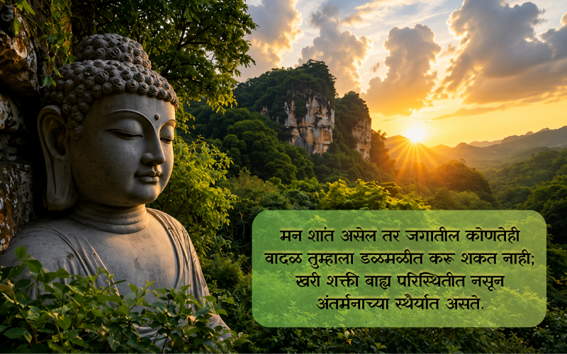 Positive Buddha Quotes In Marathi