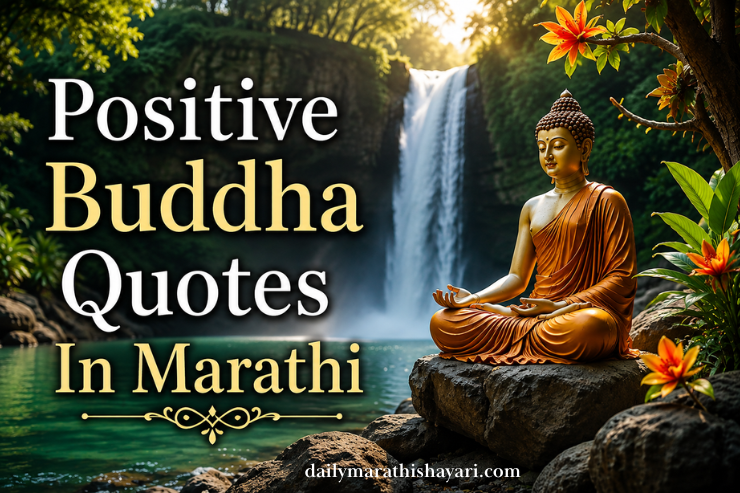 50+ Best Positive Buddha Quotes In Marathi | प्रेरणादायी बुद्ध विचार मराठीत – Daily Marathi Shayari