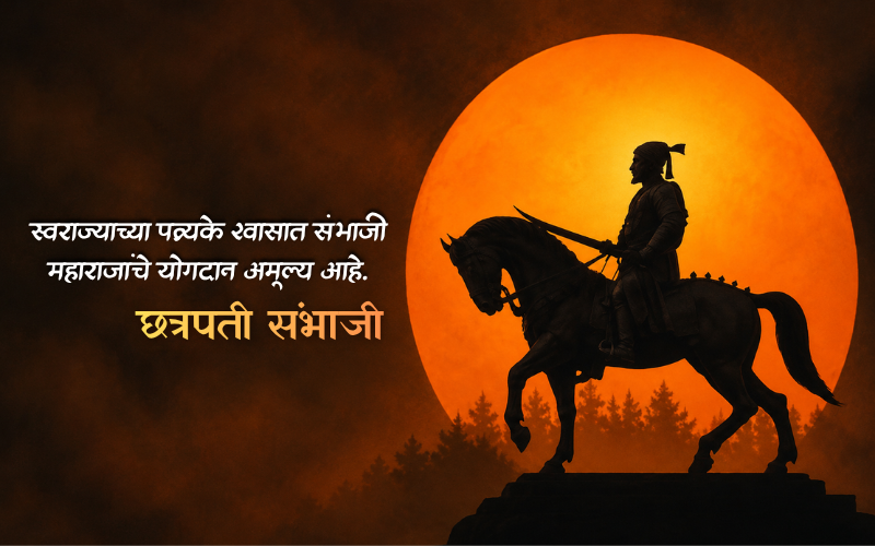 Sambhaji Maharaj Jayanti Quotes In Marathi