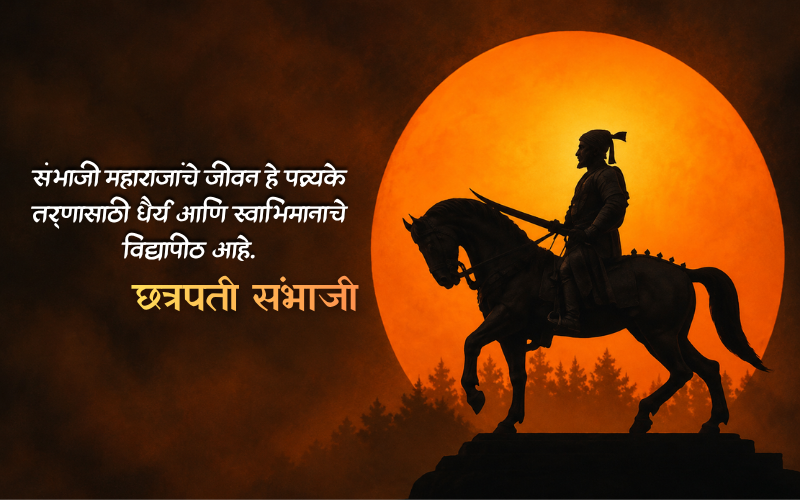 Sambhaji Maharaj Jayanti Quotes In Marathi