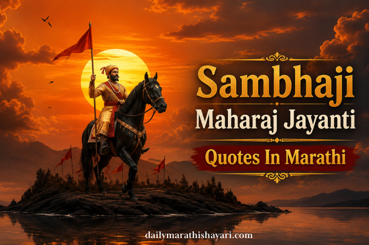 50+ Best Sambhaji Maharaj Jayanti Quotes In Marathi | हृदयस्पर्शी आणि प्रेरणादायी कोट्स – Daily Marathi Shayari