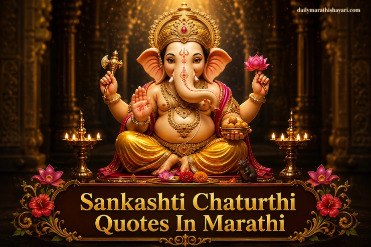 50+ Sankashti Chaturthi Quotes In Marathi | संकष्टी चतुर्थी शुभेच्छा
