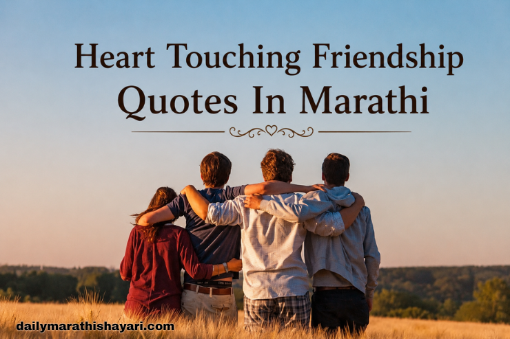 120+ Heart Touching Friendship Quotes In Marathi | Daily Marathi Shayari