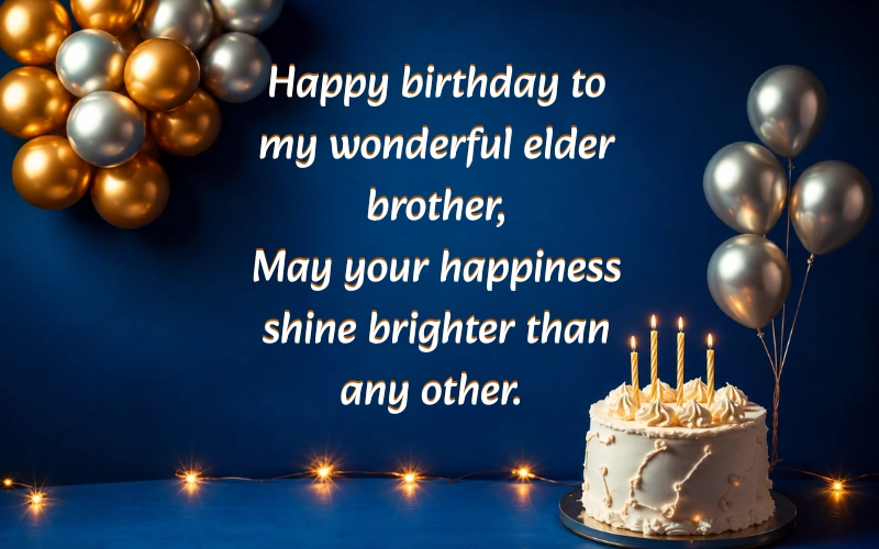 Happy Birthday Brother Shayari In English