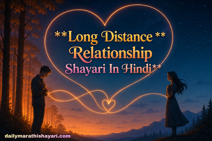 120+ Long Distance Relationship Shayari In Hindi | दूर रहकर भी दिल के करीब