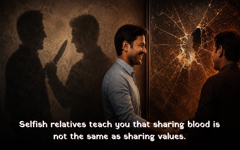Selfish Relatives Quotes In Marathi