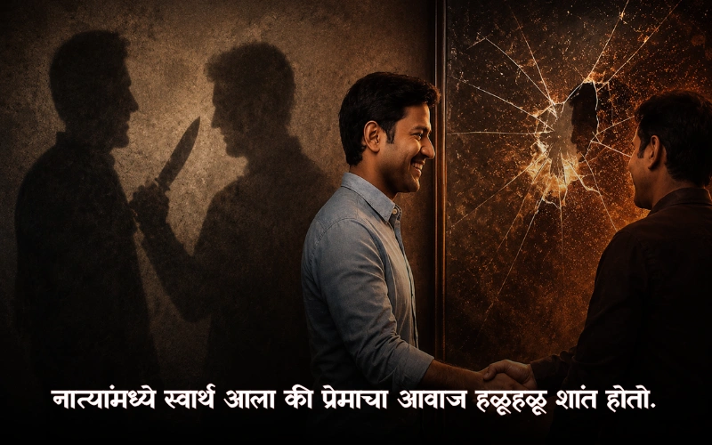 Selfish Relatives Quotes In Marathi