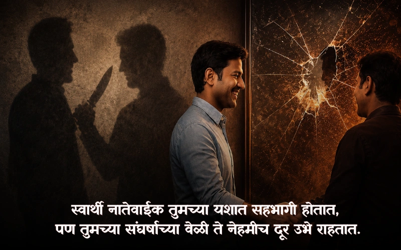 Selfish Relatives Quotes In Marathi