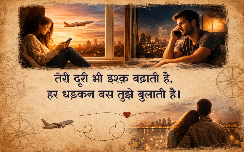 Long Distance Relationship Shayari In Hindi