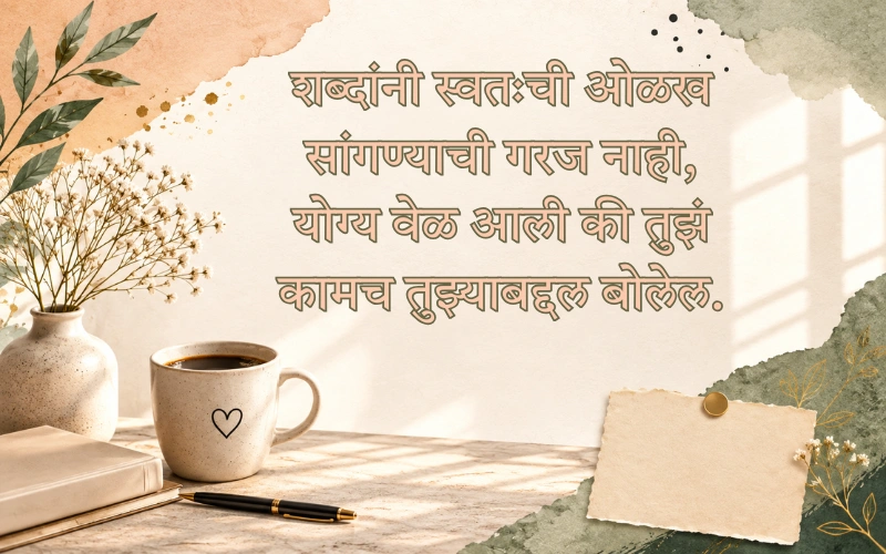 शेरो शायरी मराठी