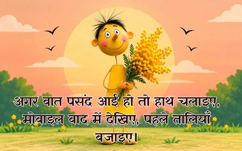 Comedy Shayari For Clapping In Hindi