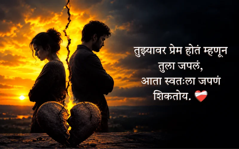 Breakup Shayari Marathi Boy Love