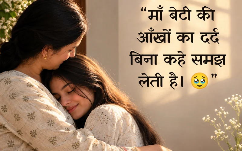 Heart Touching Maa Beti Quotes In Hindi