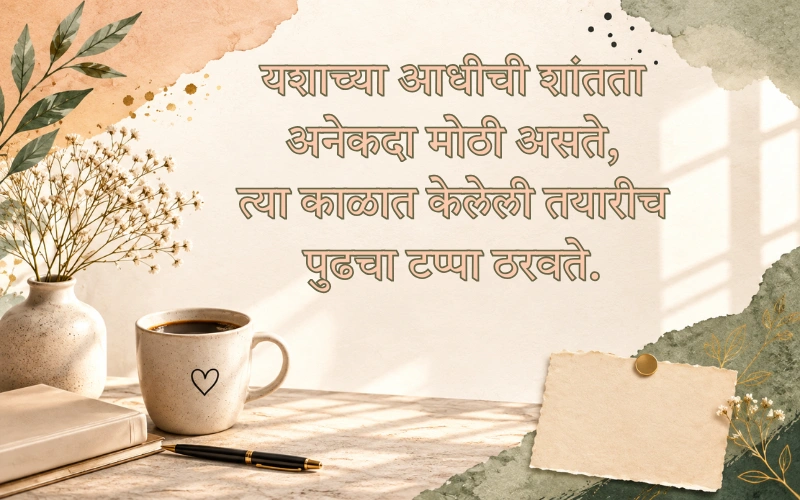 Motivational Shayari In Marathi For Success
