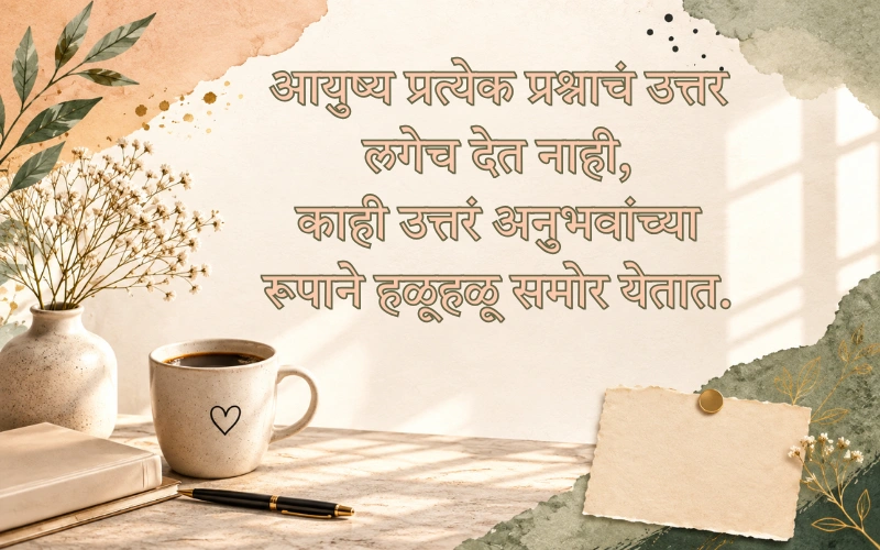 Life Motivational Shayari In Marathi