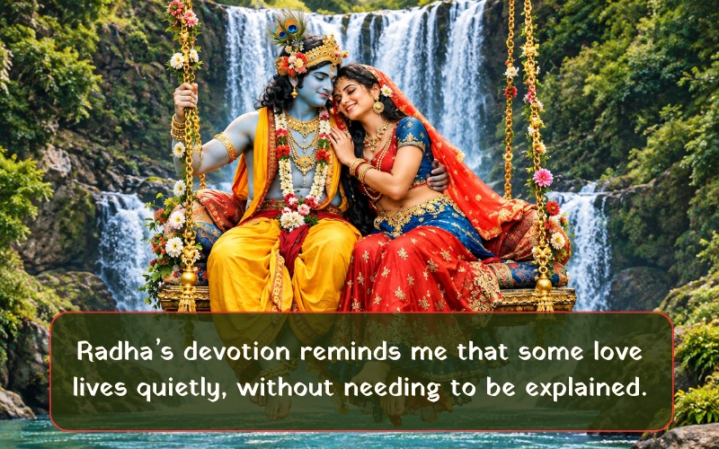 Radha Krishna Captions In English