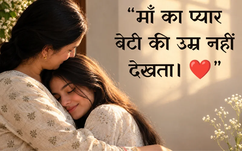 Mother Daughter Love Quotes In Hindi
