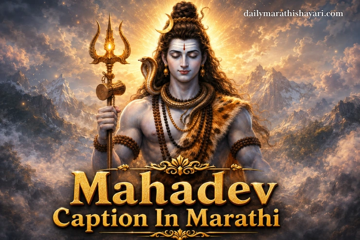 165+ Mahadev Caption In Marathi | शिवभक्ती Captions – Daily Marathi Shayari