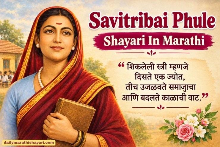 90+ Savitribai Phule Shayari In Marathi – सावित्रीबाईंचे प्रेरणादायी शायरी