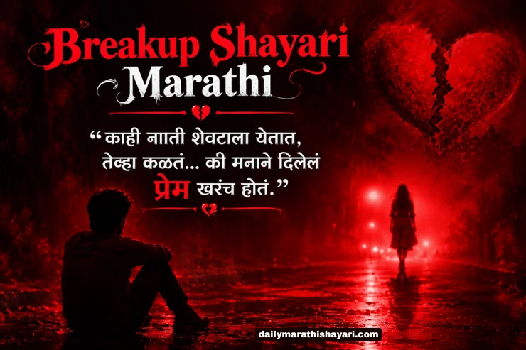 200+ Breakup Shayari Marathi: मनाला भिडणाऱ्या दर्दभऱ्या शायरी