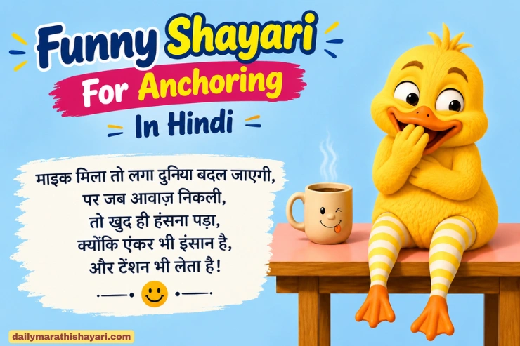 75+ Funny Shayari For Anchoring In Hindi: मजेदार और हंसी वाली शायरी