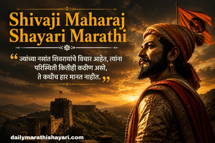 195+ Shivaji Maharaj Shayari Marathi | मनाला भिडणाऱ्या शायरी
