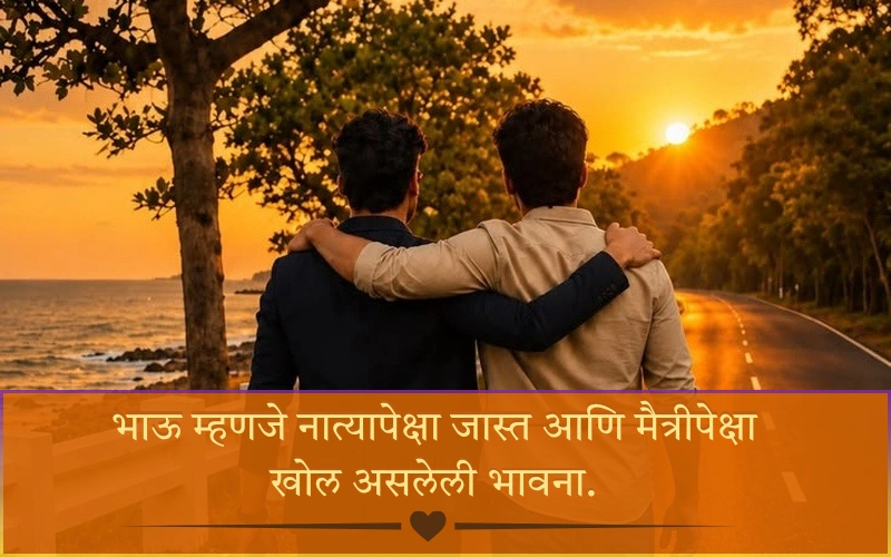 Brother Shayari in Marathi 