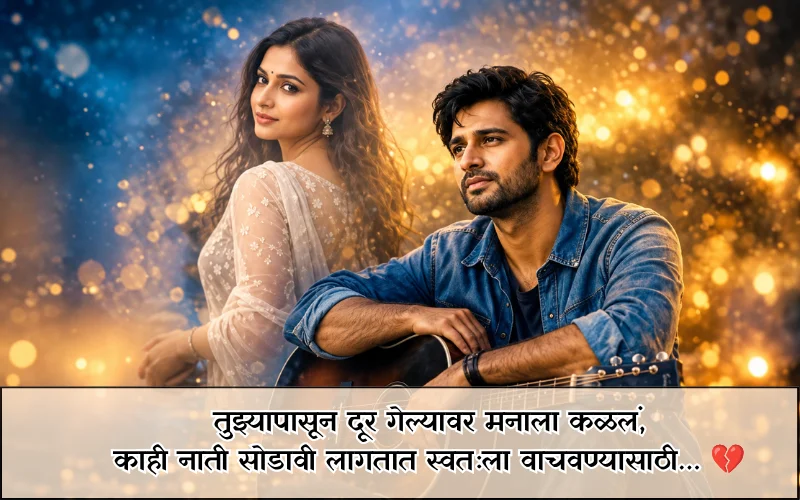 ब्रेकअप Emotional Shayari Marathi